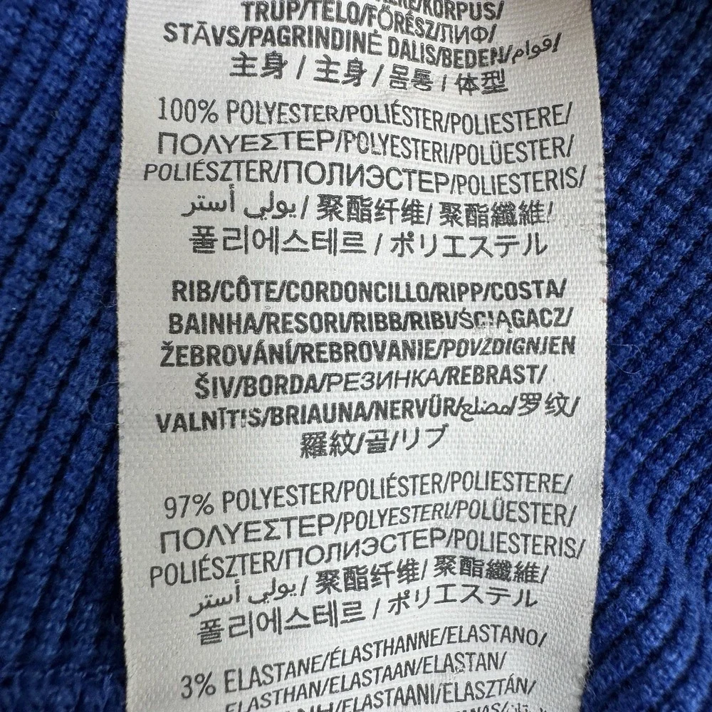 Under Armour ColdGear Men's XL 1/4 Zip Pullover Blue Loose Fit Long Sleeve